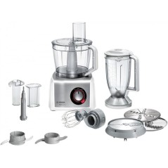 Bosch MultiTalent 8 MC812S814 Kitchen Machine 3.9L - Sleek Stainless Steel & White - Versatile, Powerful & Essential for Every H